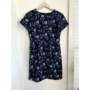 Ann Taylor Loft Women's Navy Floral Dress | Size 2